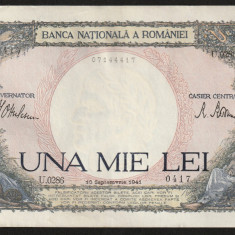 Romania, 1000 lei 1941 XF plus_serie U.0286-0417