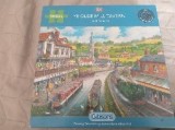 Puzzle 500 piese aproape nou Ye Olde Mill Tavern, peste 14 ani, Carton, 2D (plan)