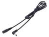 Cablu Alimentare DC 5,5/2,5 mm Negru &icirc;n Unghi