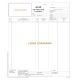 Seturi Avize Personalizate A4 in 3 Exemplare, Tipar 1+0, Formulare Tipizate Autocopiative, Formulare A4 Personalizate, Tipizate Personalizate, Formula