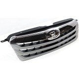 Grila radiator Subaru Outback (Br), 2009-2015, crom/gri, 91121AJ04B, 722805