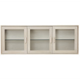 3-Door Wall Cabinet Porto Solid Oak