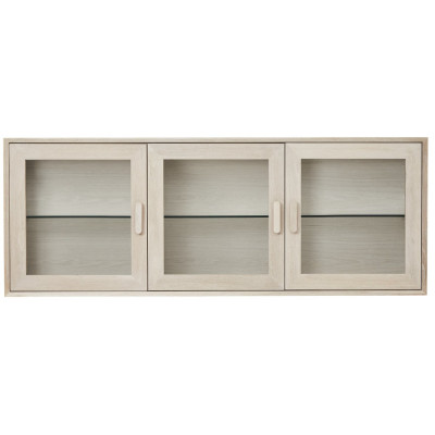 3-Door Wall Cabinet Porto Solid Oak foto