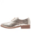 CH2545-7 Pantofi cu talpa joasa, sireturi si model perforat