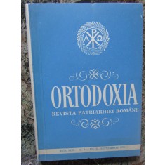 ORTODOXIA - REVISTA PATRIARHIEI ROMANE ANUL XLII - NR 3 IULIE- SEPTEMBRIE 1990