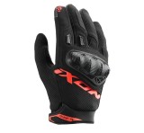 Cumpara ieftin Manusi barbati Roadster vara textil Ixon model Rise TX MS culoare: negru/rosu - degete tactile, M (8/9)