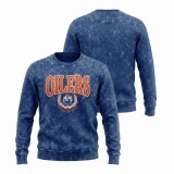 Edmonton Oilers hanorac de bărbați US Edit Crewneck - L
