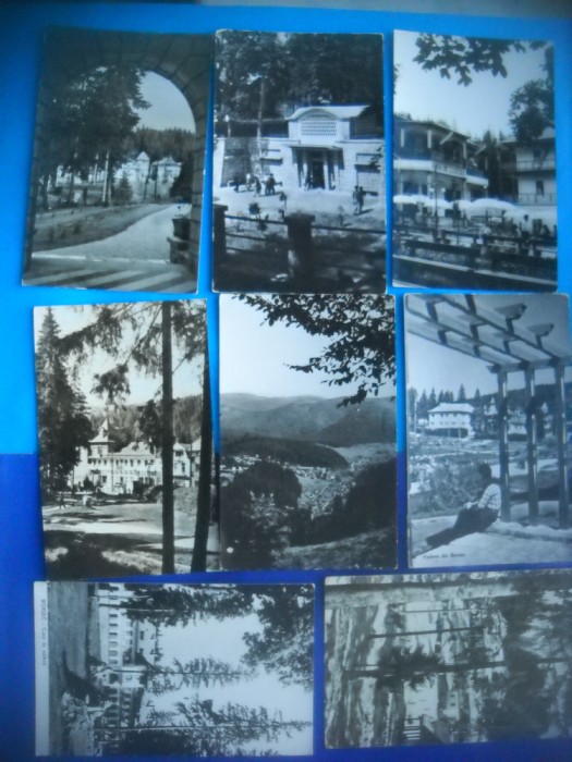 HOPCT LOT NR 202 BORSEC - JUD HARGHITA -8 CARTI POSTALE-RPR-CIRCULATE