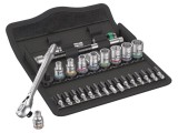 Set chei tubulare &Atilde;&reg;n &Aring;&pound;oli WERA 28 piese 1/4