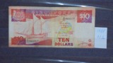 SINGAPORE - 10 DOLARI - 1988 - VF -