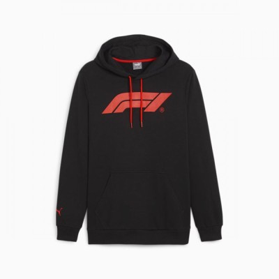 Formula 1 hanorac de bărbați cu glugă Logo black 2024 - XXL foto