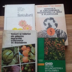 Floricultura, genetica, culturi legume - Lot 4 carti