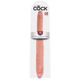 Vibrator 16" Tapered Double Dildo Light