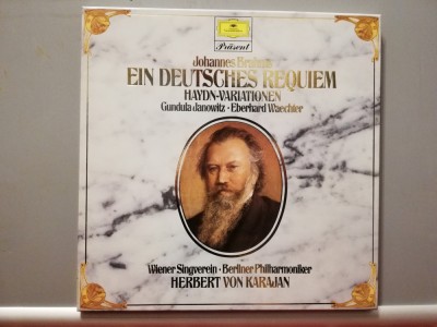 Brahms &amp;ndash; Requiem /Haydn &amp;ndash; Variations &amp;ndash; 2LP Box (1974/Deutsche/RFG) - Vinil/NM+ foto