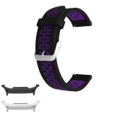 Curea din silicon compatibila cu Samsung Galaxy Watch9 40mm, Black Berry