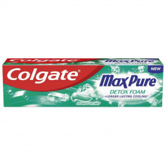 Pasta de Dinti COLGATE Max Pure Detox Foam, 75 ml, Pasta de Dinti pentru Albire, Articole Igiena Dentara, Pasta Dinti Colgate, Pasta Dinti Albire, Pas foto