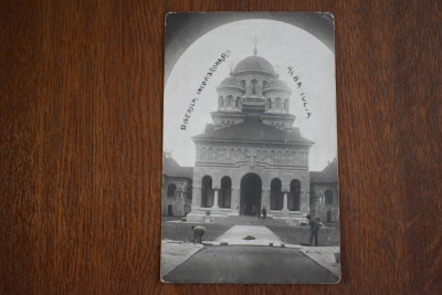 CP Alba Iulia Gyulafehervar Biserica Incoronarii 1922 foto