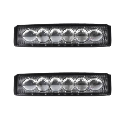 Set 2 x proiectoare auto LED, 48W/proiector, 10/30V, lupa, 6LED foto