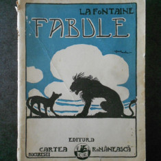 LA FONTAINE - FABULE (1929, Editie ilustrata)