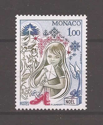 Monaco 1978 - Craciun, MNH foto