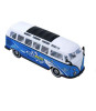 Autobuz de Oras Friction Alb Bleu, Plastic