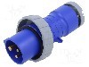 Conector alimentare AC, IEC 60309, IP67, 16A, 250V AC, 3 pini, AMPHENOL - 2CMA166460R1000