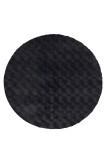 Cumpara ieftin Covor rotund Diamond Cut Antracit 200x200 cm