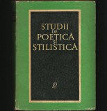Cumpara ieftin STUDII DE POETICĂ ȘI STILISTICĂ