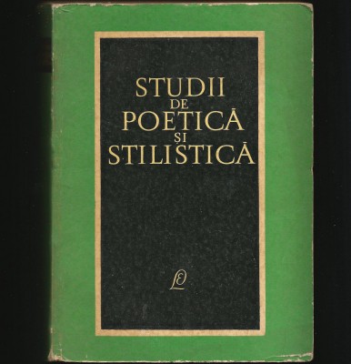 STUDII DE POETICĂ ȘI STILISTICĂ foto