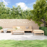 Set mobilier relaxare de gradina 5 piese lemn masiv de pin GartenMobel Dekor, vidaXL
