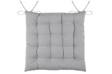 Pernă De Scaun Duo 38X38X3.5 Cm, Culoare Gri, 100% Bumbac