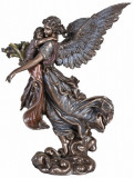 Inger pazitor - statueta din rasini cu un strat ceramic WU73501A4, Religie