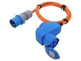 Prelungitor alimentare Goobay 3G2,5mm&sup2; 1,5m portocaliu 16A cod 76232