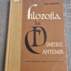 Filozofia lui Dimitrie Cantemir Dan Badarau