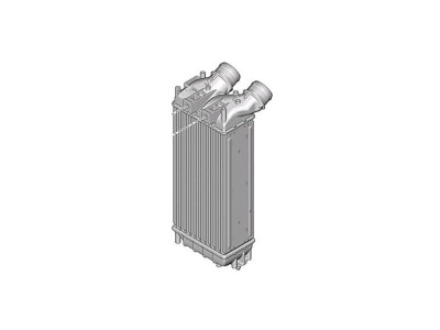 Intercooler Citroen Berlingo, 07.2010-2018, Peugeot 308, 02.2009-, DS 5, 06.2015-, motor 1.6 HDI, diesel, cutie manuala, cu/fara AC, aluminiu brazat/ foto