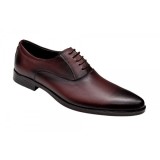 Cumpara ieftin Reducere Marimea 43 Pantofi barbati eleganti din piele naturala Visiniu LGKR84VIS
