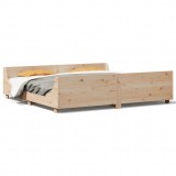 Cumpara ieftin Cadru de pat fara saltea, 180x200 cm, lemn masiv pin