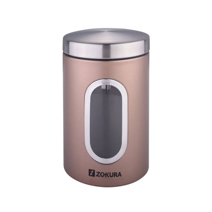 Recipient depozitare Zokura, 1500 ml, 17.5 cm, inox, Cupru