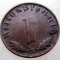 B.024 GERMANIA 1 REICHSPFENNIG 1937 E