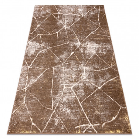 Covor MEFE modern 2783 Marmură - structural două niveluri de l&acirc;nă bej &icirc;nchis, 140x190 cm