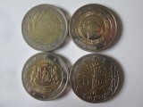 Lot 10 monede comemorative diferite 2 Euro,vedeti imaginile, Europa, Cupru-Nichel