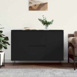 VidaXL Servantă, negru, 104x35x70 cm, lemn prelucrat