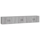 Cumpara ieftin Dulapuri TV montate pe perete, 3 buc., gri sonoma, 80x34,5x40cm