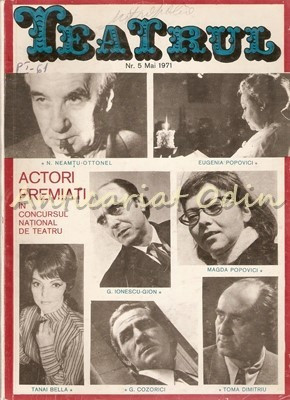 Teatrul Nr.: 5/1971 - Revista A Consiliului Culturii Si Educatie foto