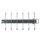 Suport culisant pentru cesti , Metal, Gri, 29.2 x 14 x 2.6 cm, Oem