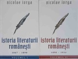 Istoria Literaturii Romanesti vol. 1-2, Nicolae Iorga, 1867-1934, Paperback, 2022, Paul Editions, Biografii