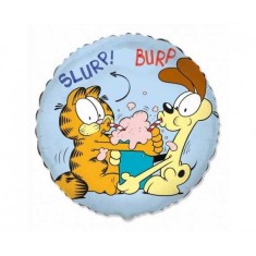 Balon folie Garfield rotund 46 cm foto
