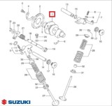 Ax cu came original Suzuki DR 350 (model R-S-T) (94-96) - DR 350 (97-99) - 4T LC 350cc