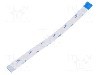 Banda FFC, 12 pini, lungime 101mm, seria FFC5-TIN, GCT - 05-12-D-0101-A-4-06-4-T