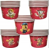 Set 5 boluri carton Paw Patrol 11,5 x 6,8 cm , boluri petrecere copii, ideale pentru gustari si dulciuri